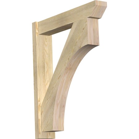 Ekena Millwork Westlake Slat Rough Sawn Outlooker, Douglas Fir, 6"W x 30"D x 36"H OUT06X30X36WTL06RDF